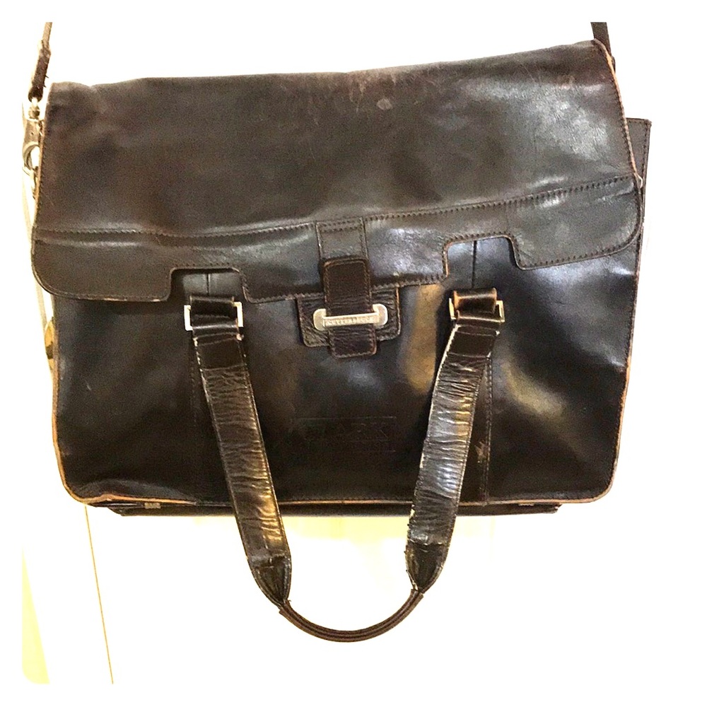 Cutter & Buck leather office bag